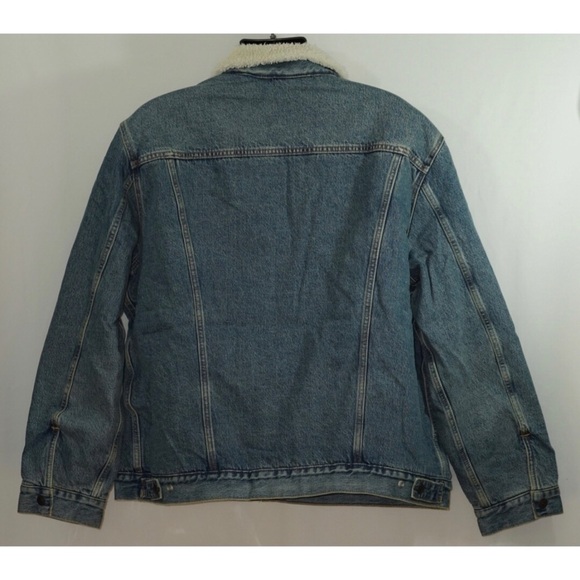 Levi's Sherpa Trucker Jean Jacket XXL - Picture 6 of 10